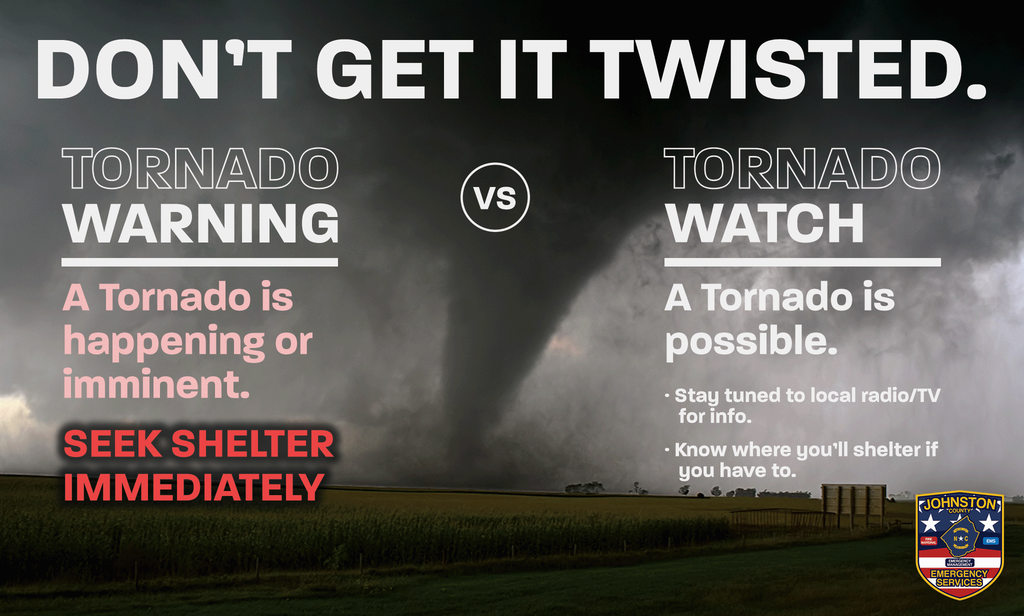 Tornado Warnings Vs Watches Em Division Joco Emergency Services