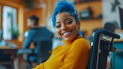 Smiling Peer Support Specialist