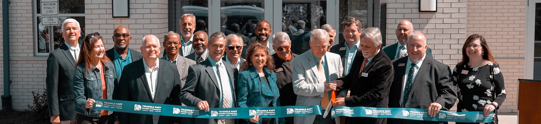 Ribbon Cutting of New Building